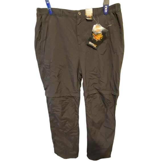 MENS 40” REGATTA Outdoors WORKING WALKING Hiking ACTION CARGO TROUSERS UPF40+ - Picture 1 of 12